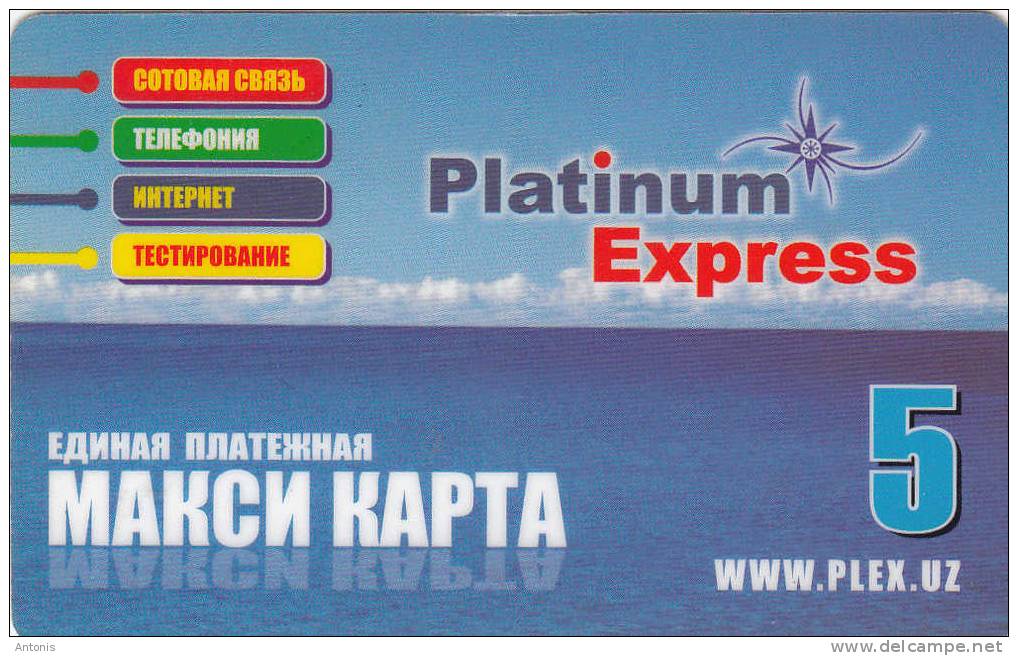 UZBEKISTAN - PLEX, Prepaid Card, Used - Ouzbékistan