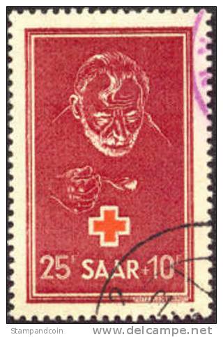 Saar B75 XF Used Relief For The Hungry Semi-Postal From 1950 - Used Stamps