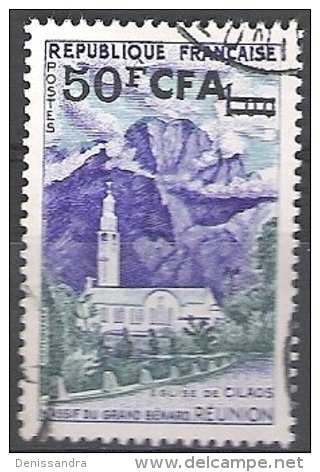 Réunion 1960 Michel 411 O Cote (2005) 0.90 € Eglise De Cilaos Cachet Rond - Usati