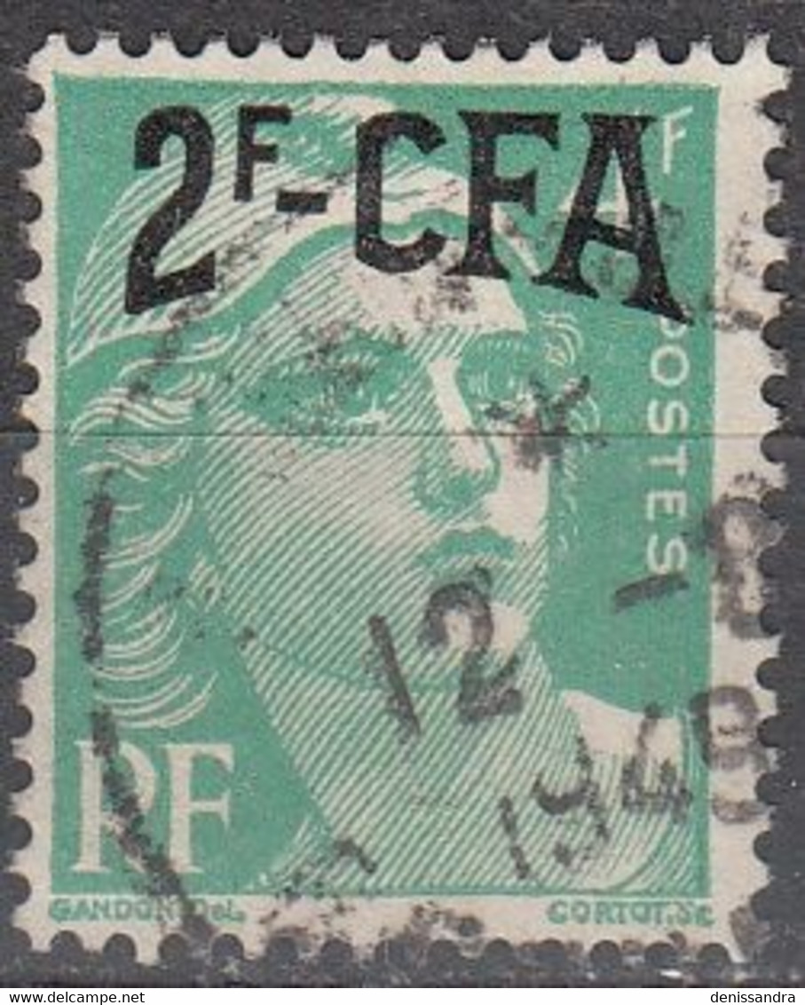 Réunion 1949 Michel 340 O Cote (2005) 2.00 € Marianne De Gandon Cachet Rond - Usati