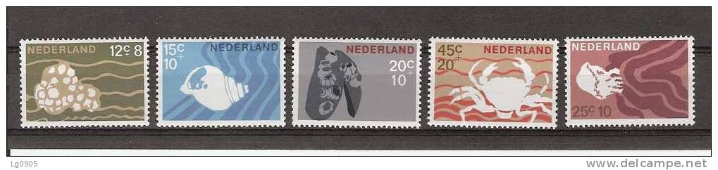 Netherlands Nederland Pays Bas 877-881 MNH; Schaaldieren, Crustaceans, Crustace,crustaceo - Crustacés