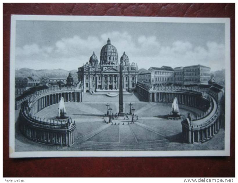 Roma - Piazza S Pietro: La Basilica E Il Vaticano - San Pietro