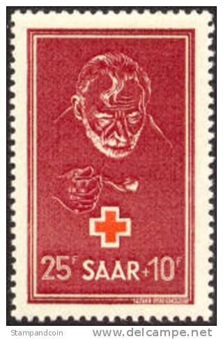 Saar B75 XF Mint Never Hinged Semi-Postal From 1950 - Ongebruikt