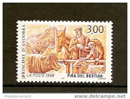 Andorre Français 1996, Foire Aux Bestiaux - Unused Stamps