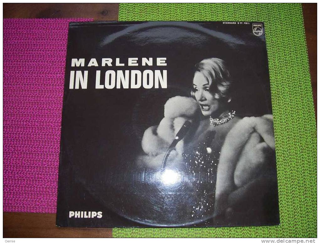 MARLENE DIETRICH    °  MARLENE IN LONDON - Otros - Canción Alemana