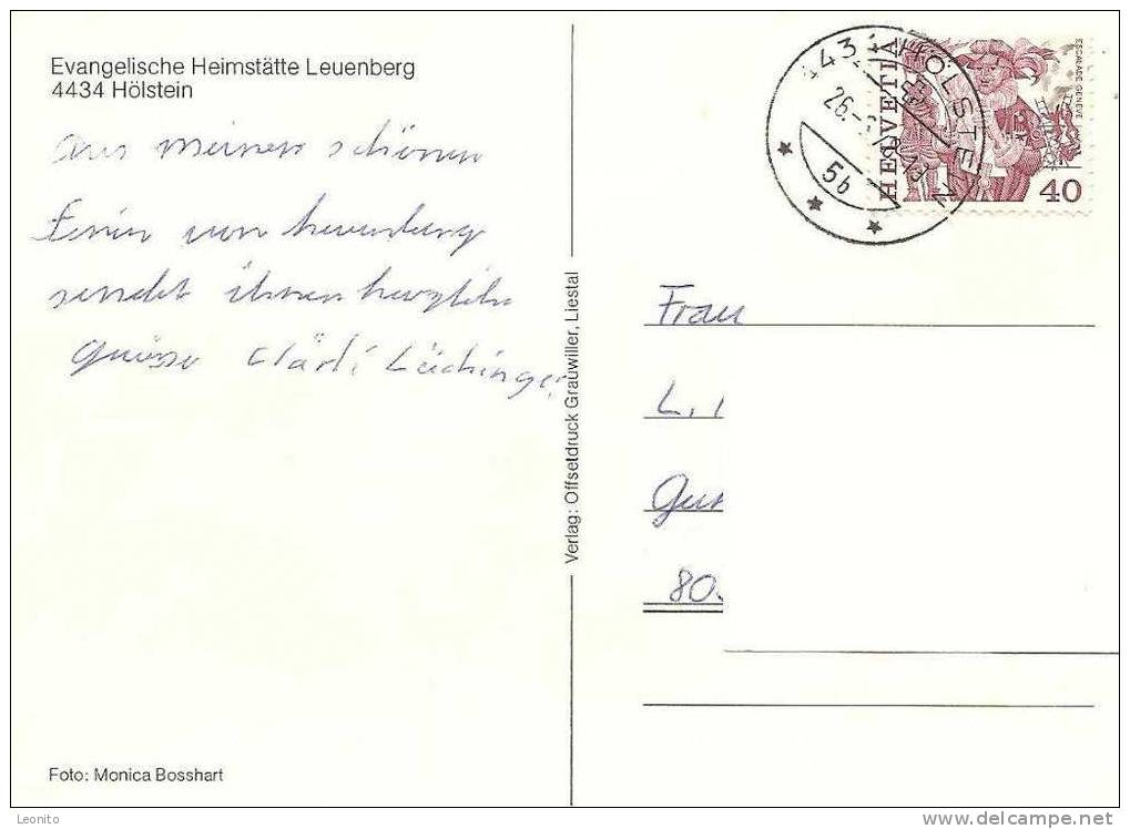 Hölstein Evangelische Heimstätte Leuenberg 1978 - Autres & Non Classés