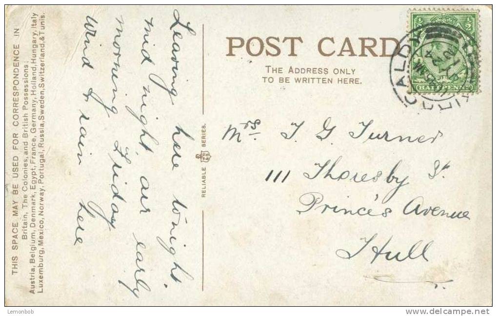 Britain United Kingdom - Ravenscraig Castle - Early 1900s Postcard [P1852] - Fife