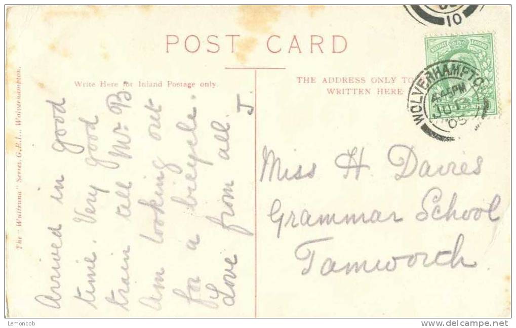 Britain United Kingdom - St. Peter's Church Wolverhampton - 1905 Used Postcard [P1854] - Wolverhampton