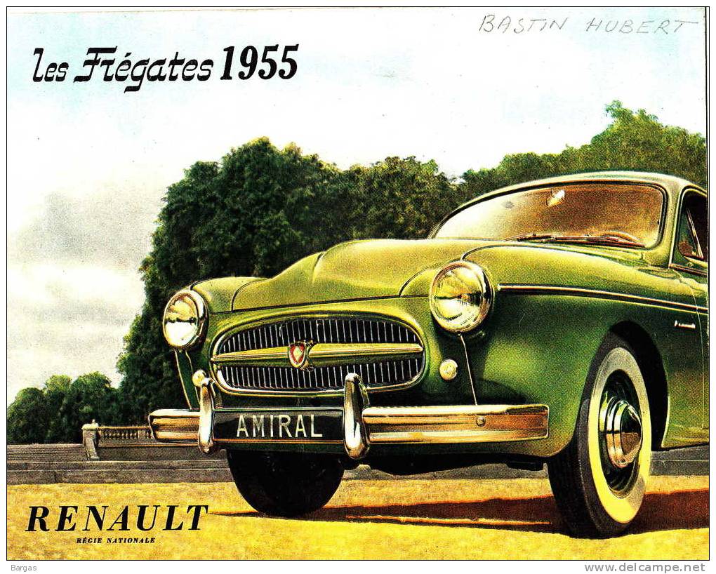Super Catalogue Voiture Automobile Renault Fregate 1955 - Voitures