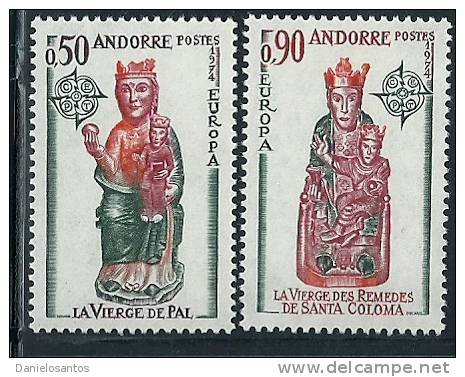 Andorra French Europa CEPT 1974  MNH - 1974