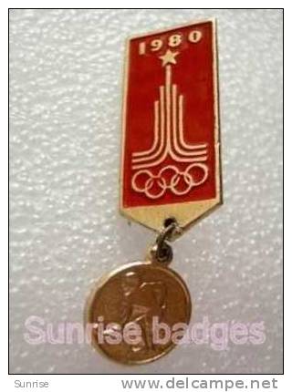 Olimpic: Russian Hockey Olimpic Games 1980y / Old Soviet Badge 80_ol5367 - Jeux Olympiques