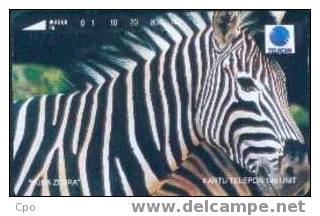 # INDONESIA S207 Zebra 140 Tamura 11.93  -animal- Tres Bon Etat - Indonesië