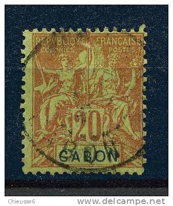 Gabon Ob N° 22 - 20c Brique S; Vert   . - Autres & Non Classés