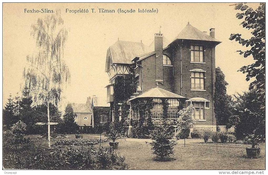 FEXHE-SLINS - Villa Propriété T. Tilman (façade Latérale) - Juprelle