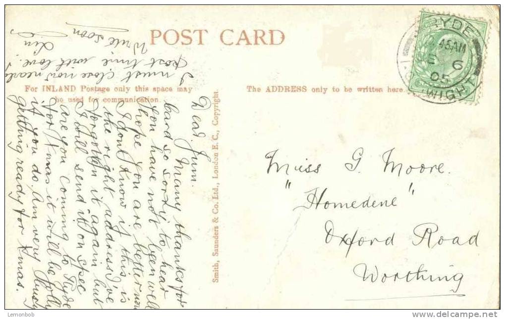 Britain United Kingdom - Tintern Abbey - 1905 Used Postcard [P1866] - Monmouthshire