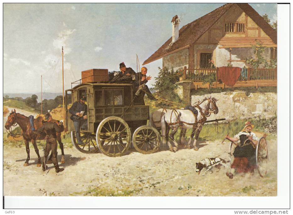 1891 Station Télégraphique Militaire Suisse. Peinture De Theodor Volmar - Musée Des PTT Suisses, Bern - Musées