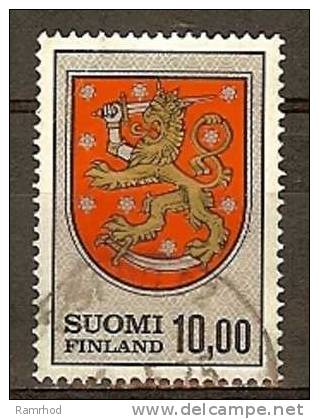 FINLAND 1974 Arms Of Finland, 1581 - 10m. Multicoloured FU - Oblitérés