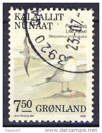 #Greenland 1990. Birds. Michel 200. Cancelled(o) - Usados
