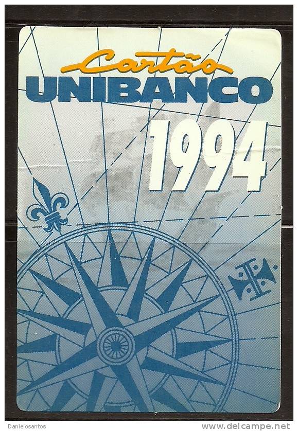 1994 Pocket Poche Bolsillo Bolso Calendar Calandrier Calendario Portugal Unibanco Bank - Small : 1991-00