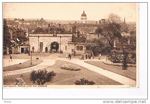 ANGLETERRE - NOTTINGHAM - Castle Gate And Gardens - Nottingham