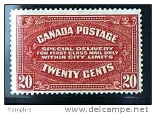Special Delivery Scott E2a  Wet  Printing  Smaller Stamp  MH - Correo Urgente