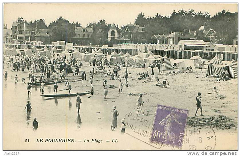 44 - LE POULIGUEN - La Plage (N° 11) - Le Pouliguen