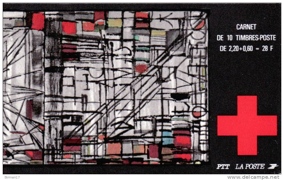 FRANCE Carnet Plié Croix Rouge 1986 N° 2035 YT Neuf ** Mnh - Croix Rouge