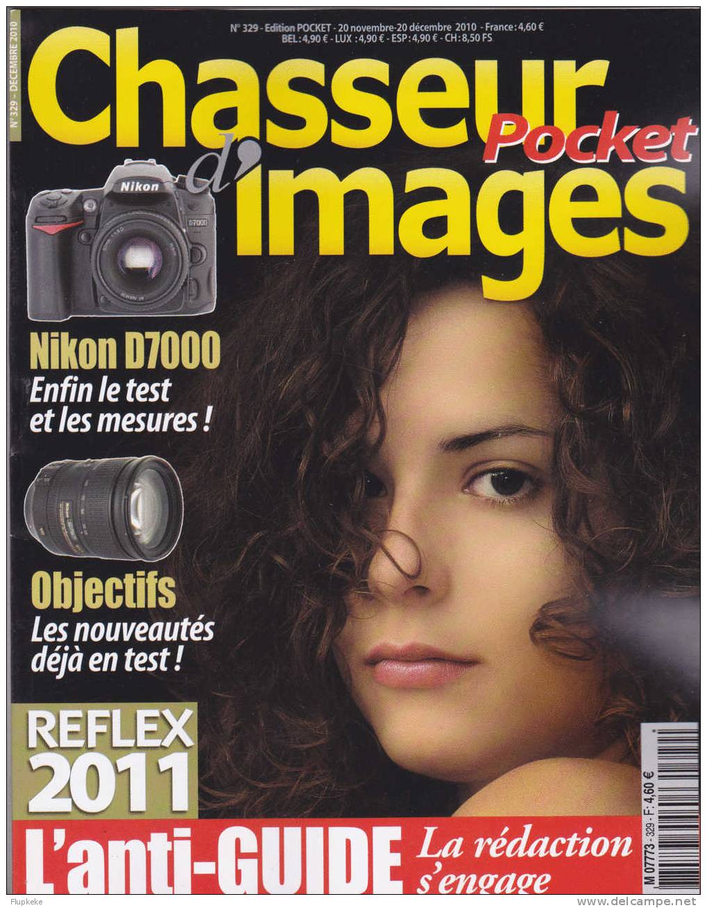 Chasseur D´Images Pocket 329 Décembre 2010 L´Éclairage En Studio - Fotografia