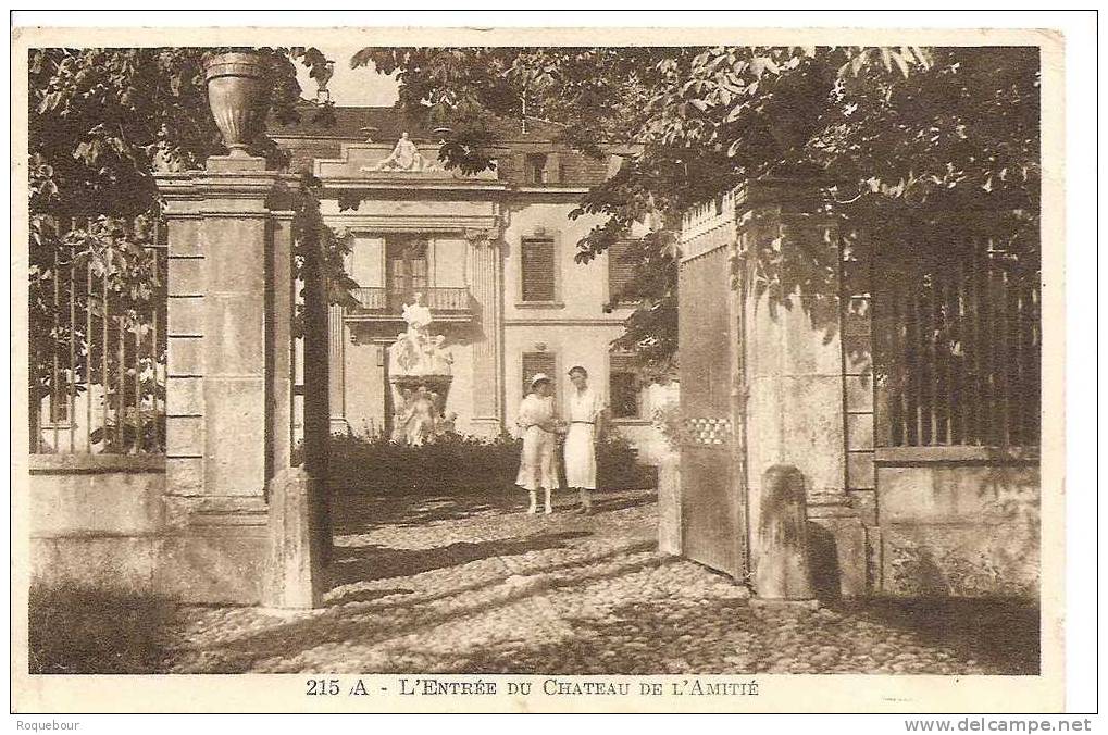 - GENEVE - Le Château De L´Amitié - CARTIGNY -  Sépia - Be - Cartigny