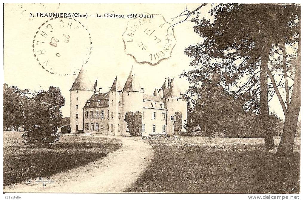 18  Thaumiers - Le Chateau ,coté Ouest - Thaumiers