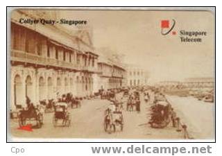 # SINGAPORE 23SIGD Old Singapore - Collyer Quay 20 Landis&gyr  Tres Bon Etat - Singapur