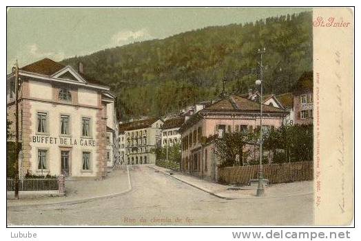 St.Imier - Rue Du Chemin De Fer (Buffet De La Gare)      1903 - Saint-Imier 