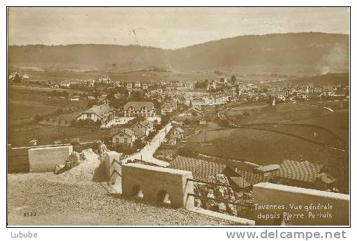 Tavannes - Vue Générale Depuis Pierre Pertuis      1910 - Tavannes