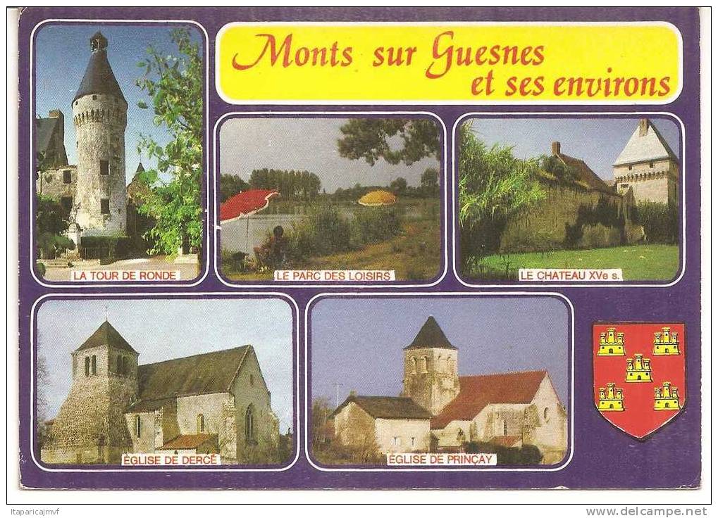 J   :  Vienne :  MONTS Sur  GUESNES  Et  Ses  Environs - Monts Sur Guesnes