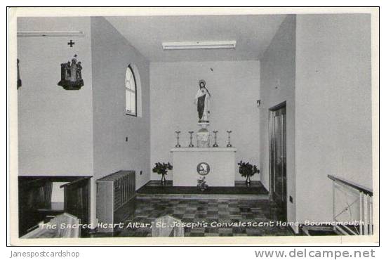 St Joseph´s Convalescent Home BOURNEMOUTH - Sacred Heart Altar - DORSET - Bournemouth (a Partire Dal 1972)
