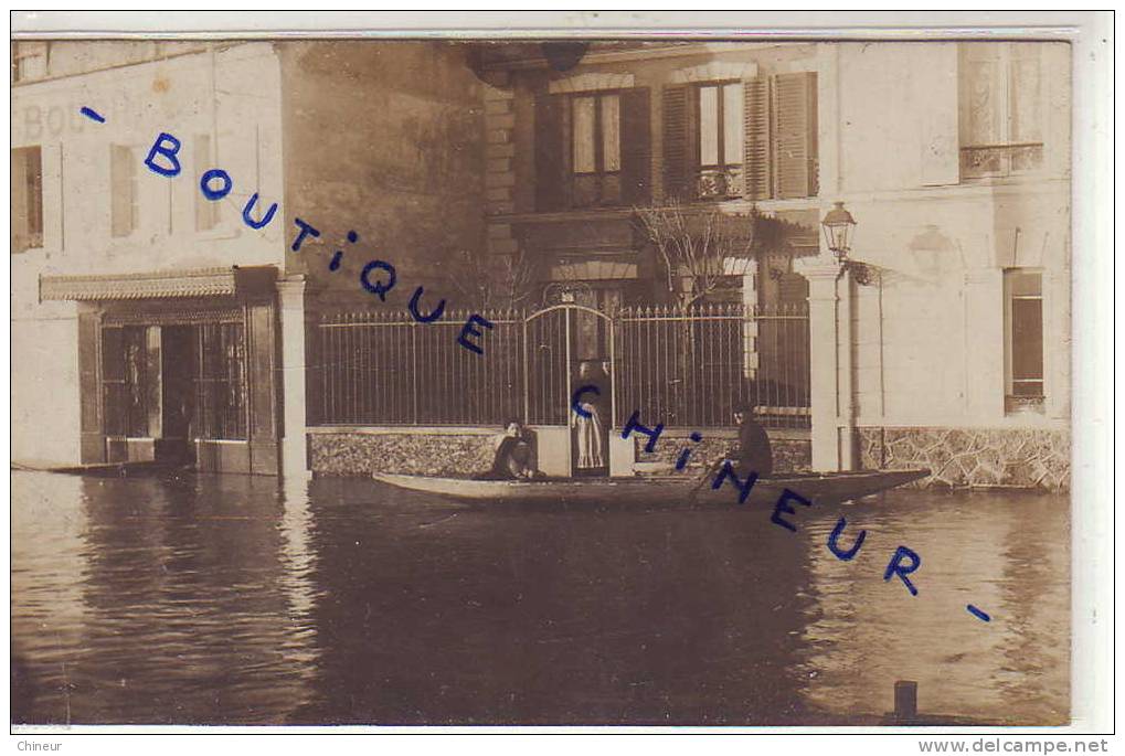 CARTE PHOTO CONFLANS INONDATION - Conflans Saint Honorine