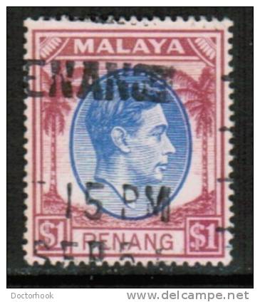 MALAYA---Penang  Scott #  20  VF USED - Penang