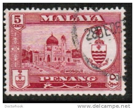 MALAYA---Penang  Scott #  59  VF USED - Penang