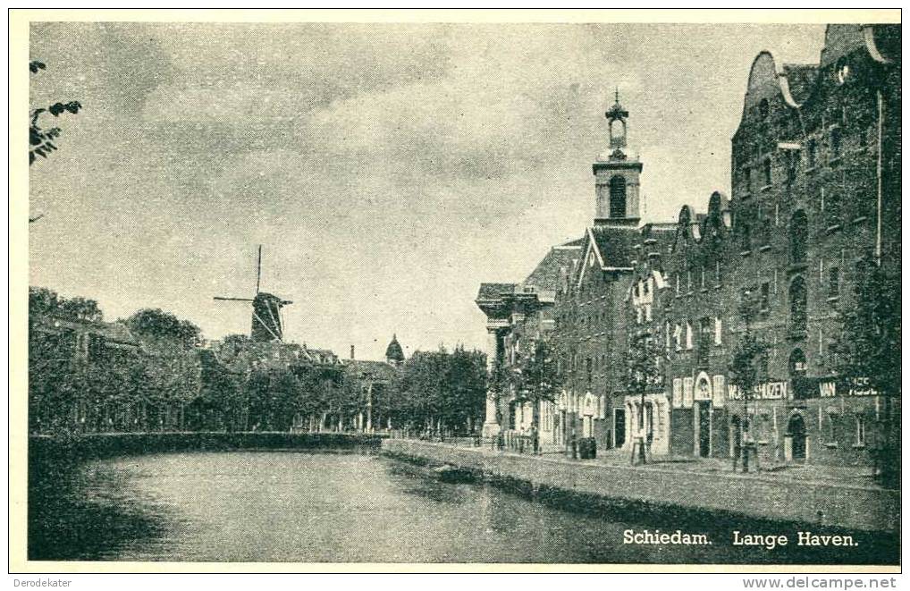 Schiedam. Lange Haven. Onbeschreven. Goed. - Schiedam