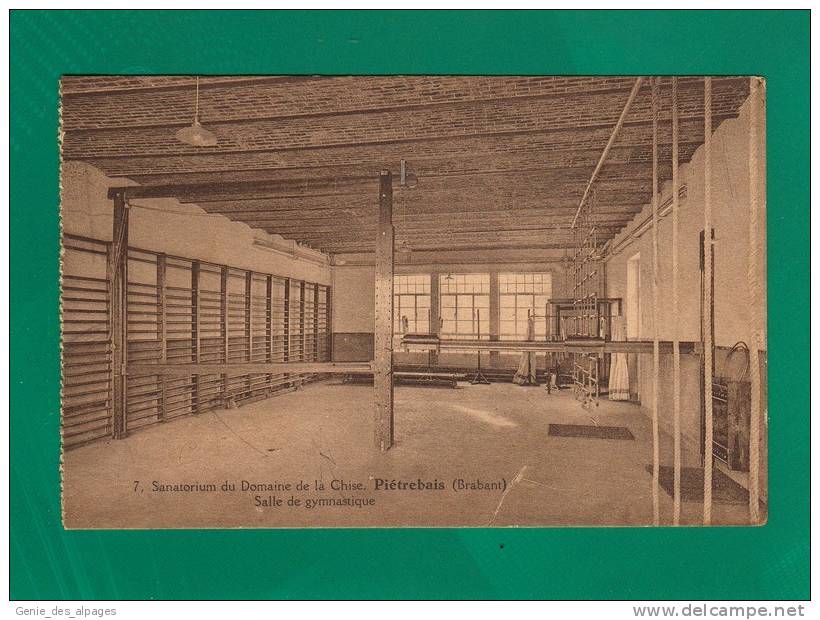 BELGIQUE - PIETREBAIS -  Sanatorium Domaine De La Chise, Salle De Gymnastique,  N° 7,  Ed. Belge Bruxelles - Incourt