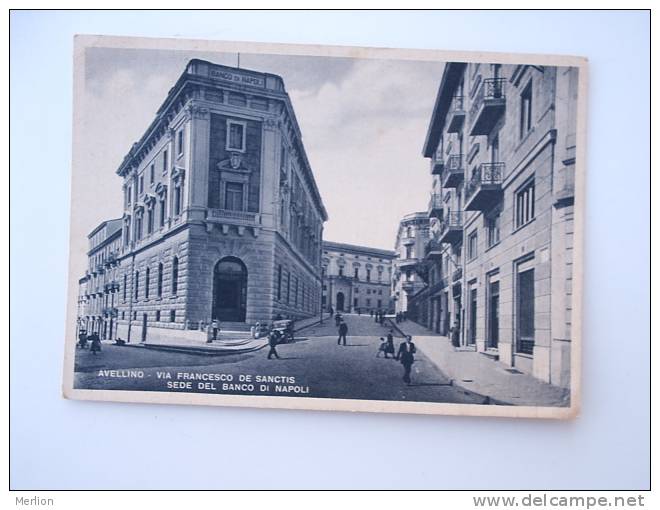 Italia -Campania -AVELLINO - Via Francesco De Sanctis - Banco Di Napoli  D70946 - Avellino