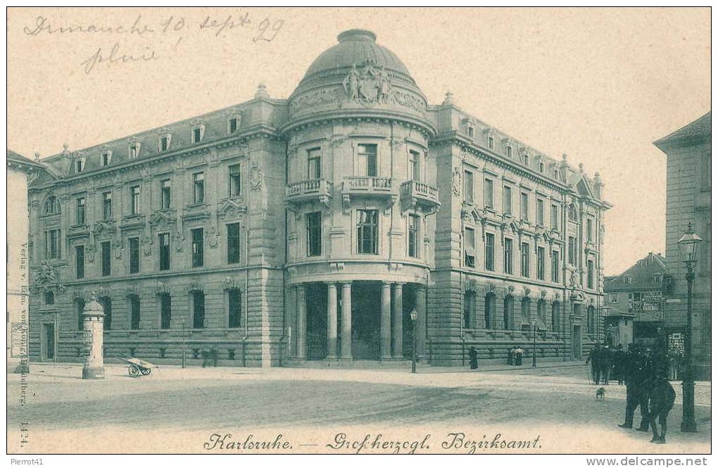 ALLEMAGNE -  KARLSRUHE - Jahr 1899 - Karlsruhe