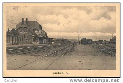 SOURBRODT-LA GARE-STATION-TRAIN-EDITION-MAISON KANZLER-ELSENBORN - Waimes - Weismes