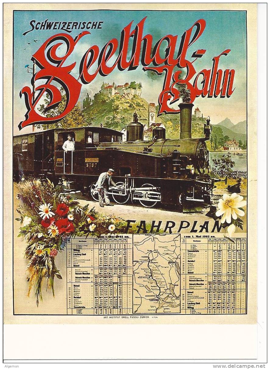 719 - Seethal-Bahn (reproduction D´affiche) - Autres & Non Classés