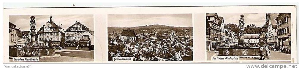 AK Gruß Aus Schwäbisch-Gmünd Mehrbild 10 Bilder 05.11.53.-20 (14a) SCHWÄBISCH GMÜND * SILBERSTADT * N. Neustadt A. D. W. - Schwaebisch Gmünd