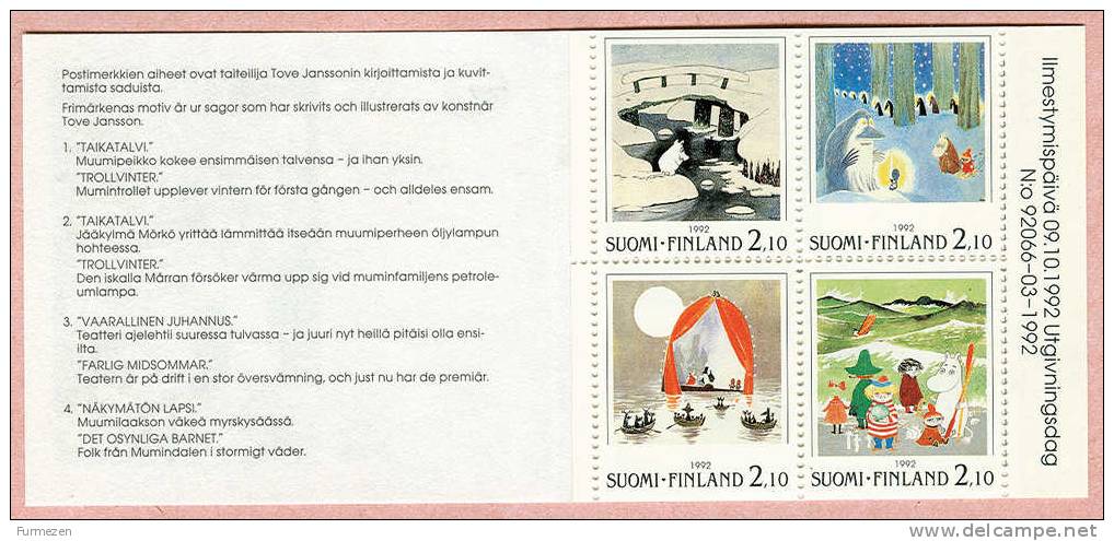 Finlande - Finland - Finlandia - 1992 - Libretto  - MNH ** New - Nuovo - Neufs