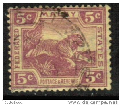 MALAYA---Federated States   Scott #  58  F-VF USED - Federated Malay States