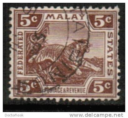 MALAYA---Federated States   Scott #  59  F-VF USED - Federated Malay States