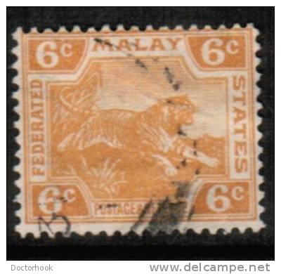 MALAYA---Federated States   Scott #  60  F-VF USED - Federated Malay States