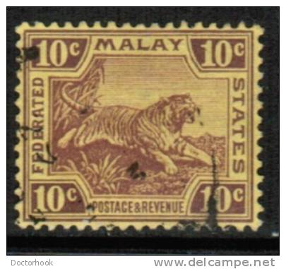 MALAYA---Federated States   Scott #  64  F-VF USED - Federated Malay States